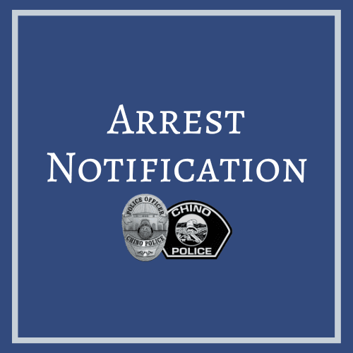 Website - Arrest Notification